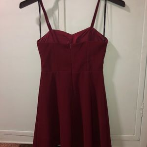 Mini maroon dress size small